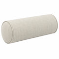 Nackenrolle 20 x 50 cm Textil Beige zylindrisch