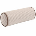 Nackenrolle 20 x 50 cm aus Cordstoff Beige Braun - zylindrisches Stützkissen