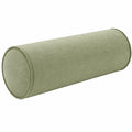 Nackenrolle 20 x 50 cm aus Webstoff Grün für Sofa und Bett